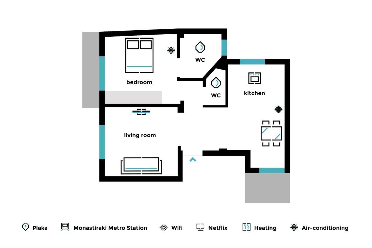 Delightful 1Bd Apartment In Plaka By Upstreet 雅典 外观 照片